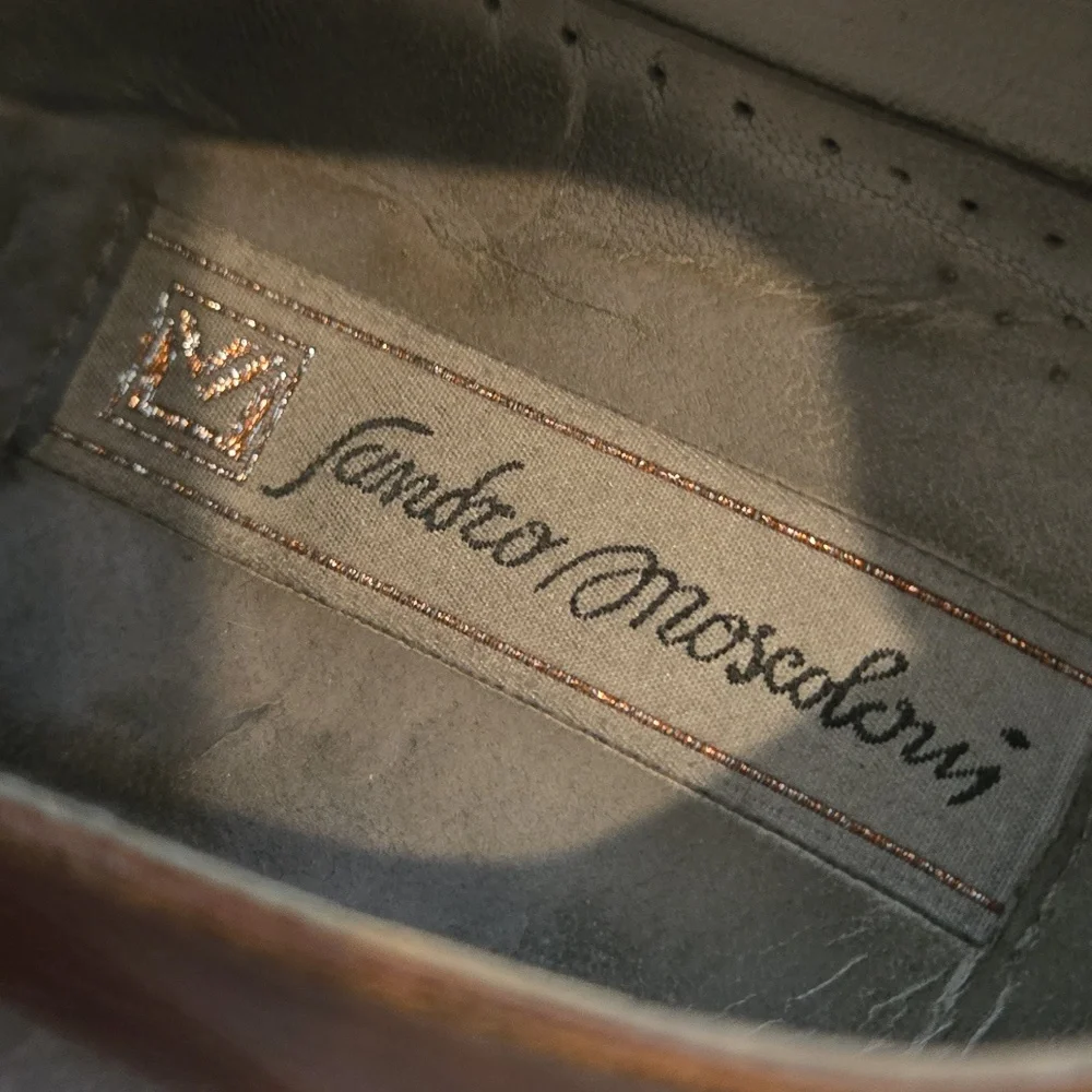 Sandro Moscoloni Brown Leather Oxfords‎ Made In Spain